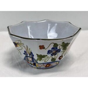 Vtg Sigma Taste Setter Octagon Bowl Made In Italy 5" Footed